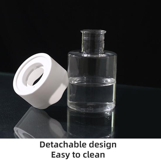 2 ks Mini hydroponický květináč Opakovaně použitelný Průhledný hydroponický květináč Stolní bezpůdní květináče na rostliny pro kancelářskou domácí dekoraci