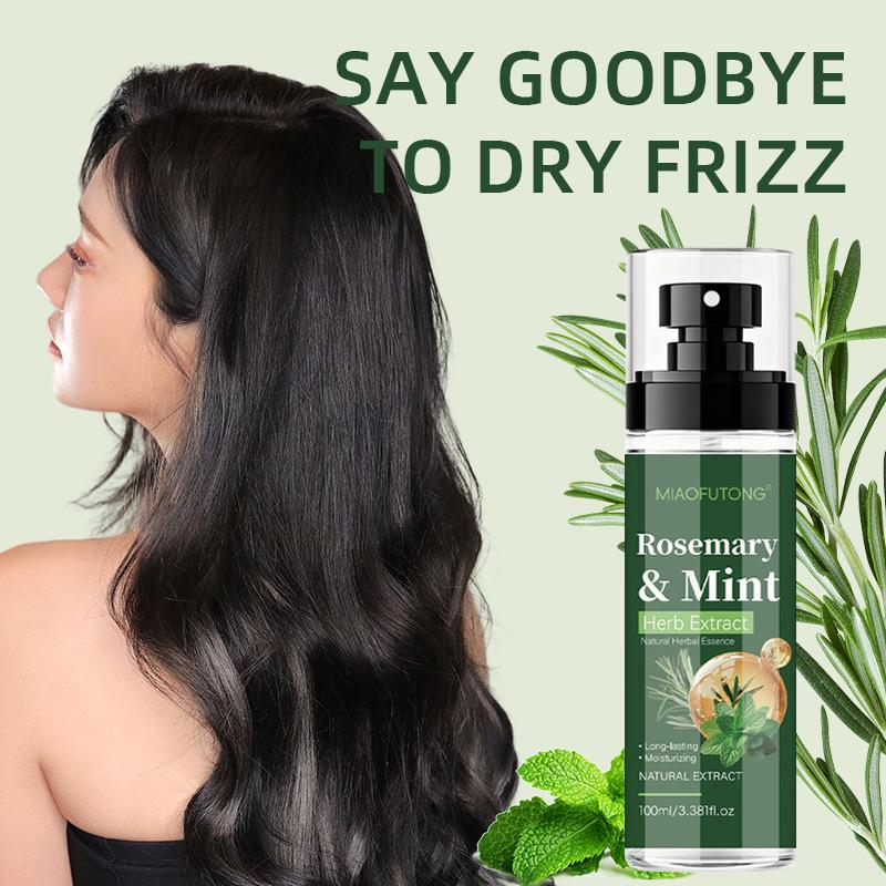 Rosemary Mint Hair Care Spray: Plant-Based, Gentle Moisturizing for Scalp & Hair Strengthening