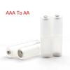 AAA na AA Velikost Článku Baterie Box Konvertor Držák Baterií Plastové Pouzdro Adaptér Přepínač pro Baterie AAA na AA