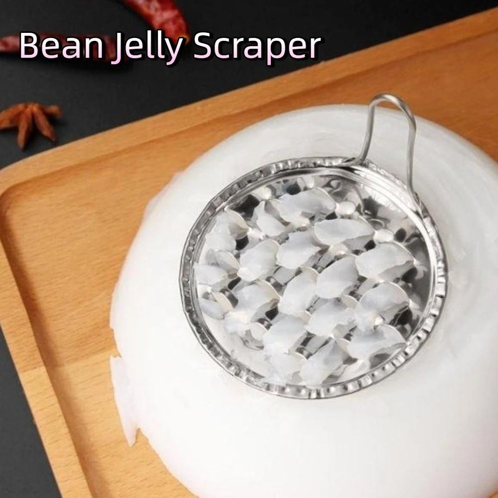 Stainless Steel Jelly Scraping Tool Manual Cold Noodle Scraper Food Scraping Tool  Kitchen Gadgets