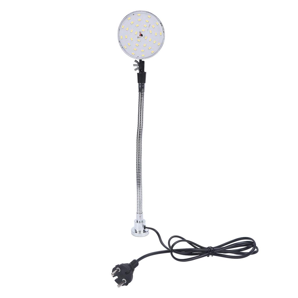 LED Machine Light 30cm Flexible Gooseneck Magnetic Base Work Light for Lathe Workbench Workshop