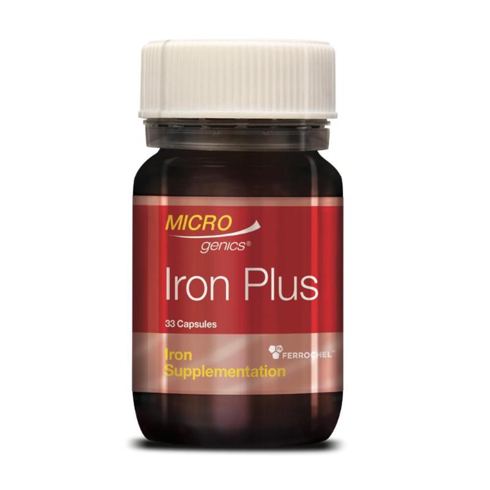 

Microgenics Iron Plus 33 Capsules