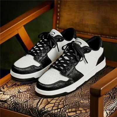 Mode CYYTL Chaussures Homme Baskets en Cuir Décontractées Été Sports Skateboard Extérieur Tennis Randonnée Course Luxe Designer Plateforme Mocassins