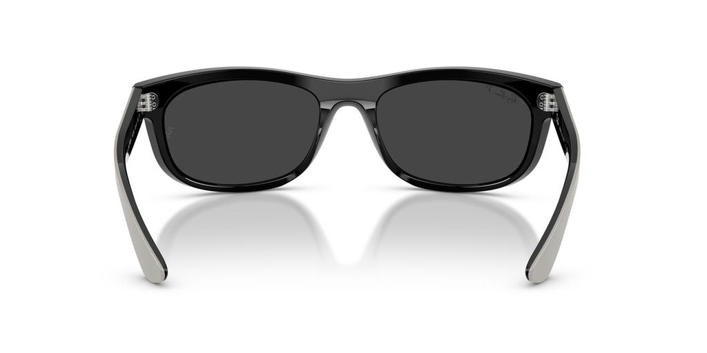 sunglasses 0RB2489 BLACK POLAR BLACK 62mm BALORAMA GREY ON 14424862 Polarized Ray-Ban