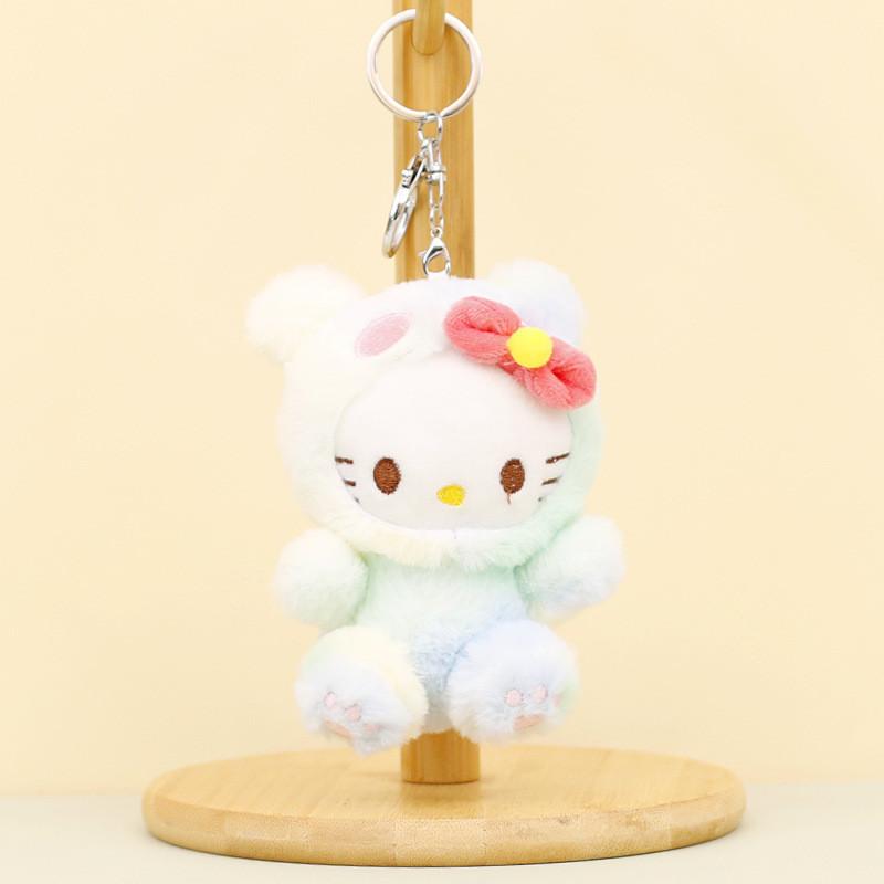 Adorable Sanrio Plush Keychain Featuring Kuromi Cinnamonroll My Melody Dolls