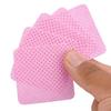 Pink Eyelash Glue Wipes: 200 Cotton Pads for Cleaning Glue Bottles