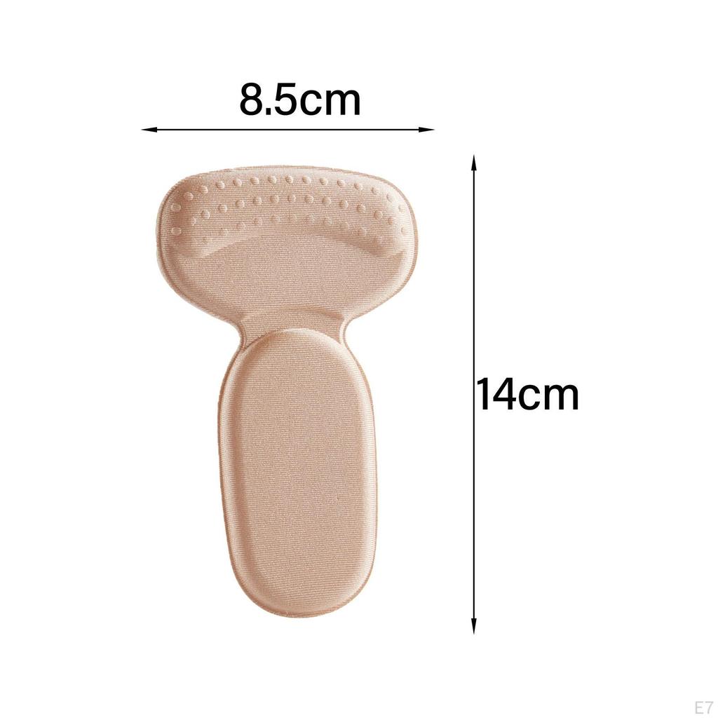 2 Pieces Heel Cushion Pads Guards Liners Inserts for Loose Shoes