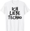 Ich Liebe Techno | I Love Techno German Gifts For Men Women T-Shirt
