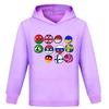 Kids Polandballs Countryballs Cartoon Hoodie Funny Girl  3D Printed Kids Sweatshirts Boys Trendy National Balls Pullovers