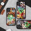 Cartoon Ones P-Piece Luffys-Ace Magnetic Matte Phone Case For IPhone 16 17 15 14 13 12 11 For Magsafe Wireless Charge Cover