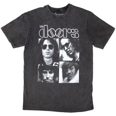 Camiseta The Doors Stone Wash: Quadrados OFICIAL NOVO