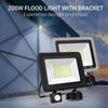 50w Led Waterproof Outdoor Courtyard White Light With Human Body Induction