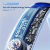 4000mAh 5 Gears Neck Fan Mini Air Conditioner Bladeless Neck Fan Rechargeable with LED Display Screen Large Capacity Battery