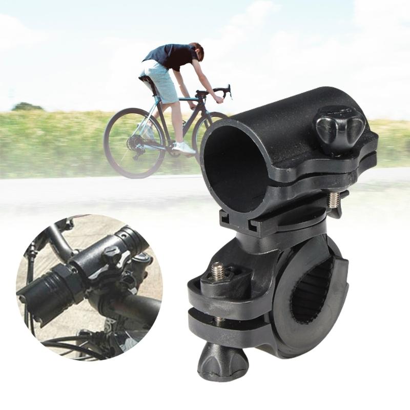 2Pcs Bicycles Torches Holder Handlebars Mount Cycling Flashlight Holder Universals Torches Clip  Headlight Holder