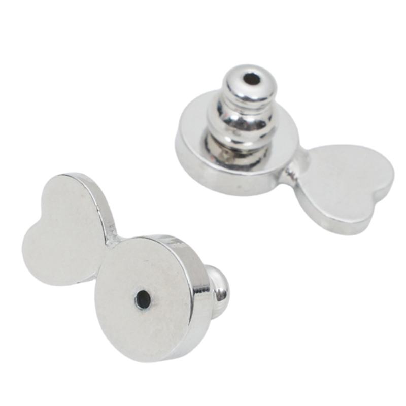 Fashion Earring Backs 1 Pair Gold Plated Lifters Droopy Ears Solution Copper Texture for Droopy Ears and Heavy Earrings