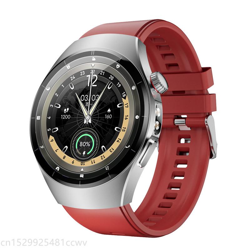 SK45 Pro Smartwatch Großer Bildschirm BT-Anrufe Gesundheitsmonitor Starke LED-Licht Taschenlampe Herren Outdoor-Sport Fitness Smartwatch