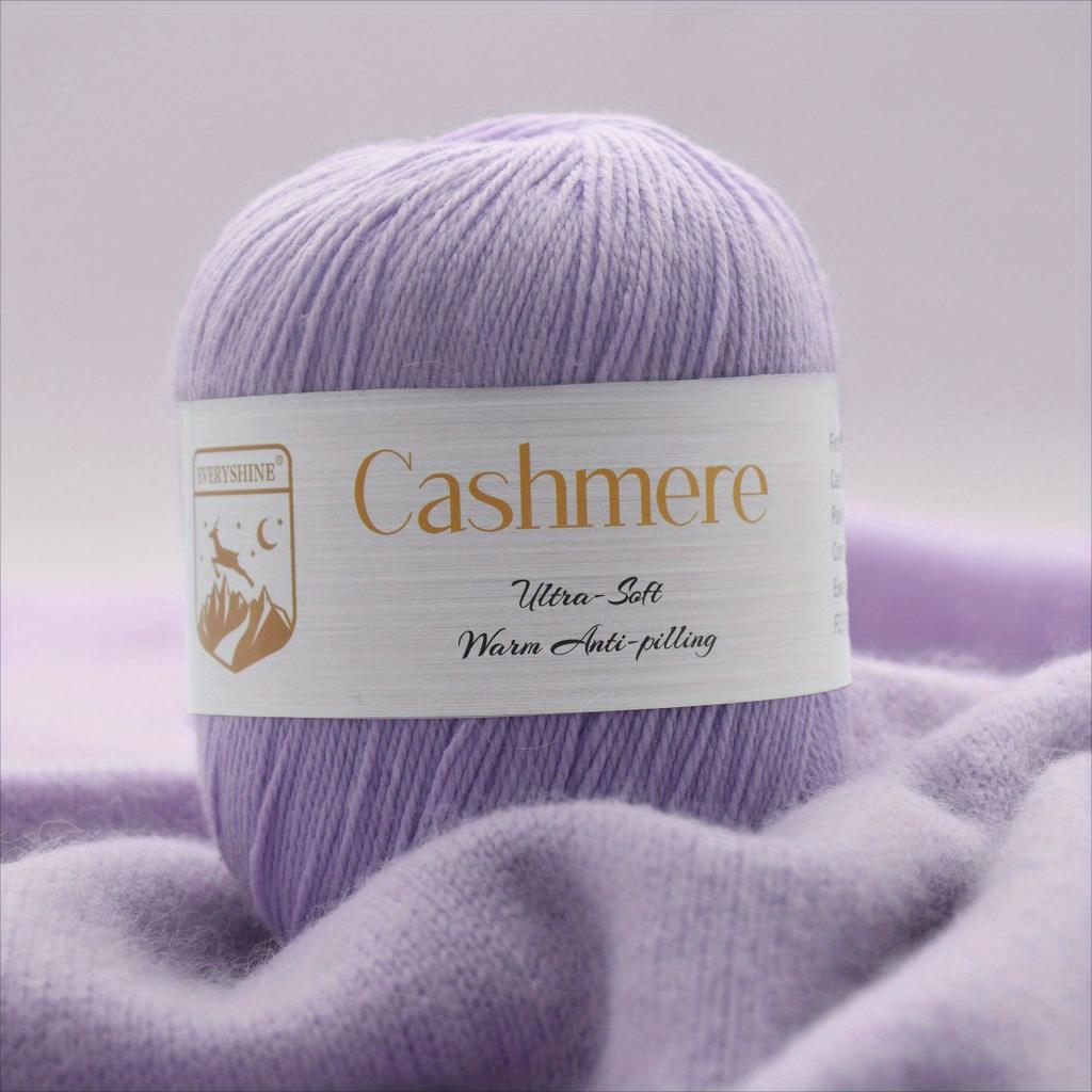 6pcs Premium Cashmere Yarn – 50g/Pc 320m Soft Knitting & Crochet Yarn for DIY Hand-Woven Crafts – Luxurious Warm Fiber for Scarves, Hats, Sweaters