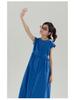 Girls' Stylish Summer Long Dress: Single-Breasted, Parent-Child Matching