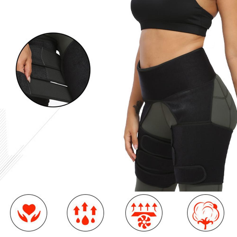 Waist Shaper  Thigh Guard Wrap Sports Protective Gear Hip Lifting Protector for Fitness Exercise Training