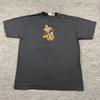 Vintage 90s Santa-Fe Spiritual Center Aztec Bear Shirt XL 24x30 Black