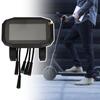 Electric Scooter Display Plastic Color Screen LCD Dashboard Replacement Color Screen Controller Assembly Quick Install