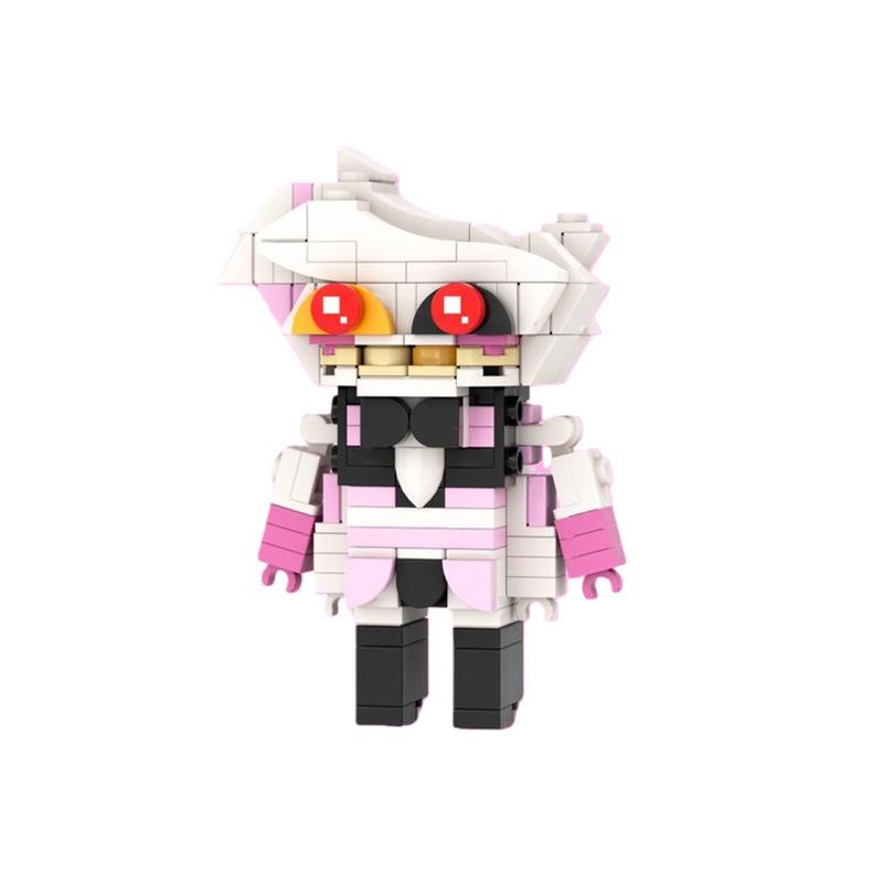 Block Hell Inn Film And Television Animation Character Brickhead Children's Toy Ornaments