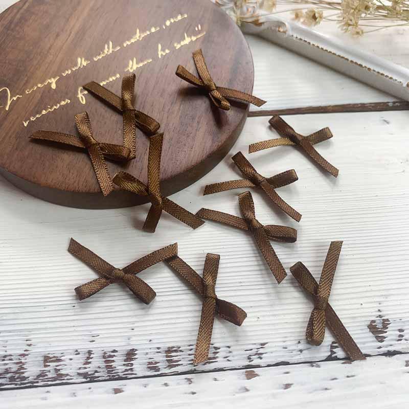 Adorno de Encaje con Lazos de Cinta de 0,3 cm para Accesorios de Ropa Lolita