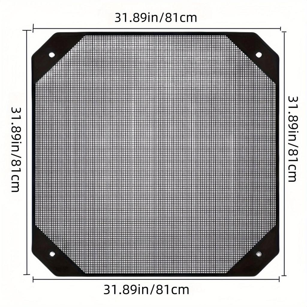 1pc, PVC Outdoor Air Conditioner Cover - Waterproof, Breathable Mesh Ventilation - Dust & Debris Protection Accessory.