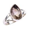 Natural Ametrine Gemstone Handmade 925 Solid Silver Jewelry Ring Size 7 K7F09