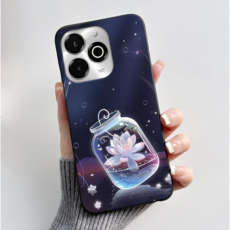 Phone Case For Umidigi G100X / G9X Case Luxury Cute Love Heart Rabbit Cartoon Funny Cover Black Soft Silicone Protective Casing