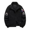 Winter jacket men's cotton fleece thickened casual jacket men's MA-1 tooling flight suit top