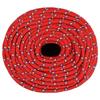 152390 vidaXL Boat Rope Red 6 Mm 25 M Polypropylene