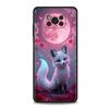 Red Fox Phone Case for Xiaomi Poco F7 F6 F5 F4 F3 X6 X5 X4 X3 NFC F7 Ultra M4 C51 C55 GT 5G Soft TPU Cover Fundas Capa Coque Bag