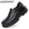 Nouvelles Chaussures Faits Main en Cuir Véritable 48 Hommes Mocassins Cuir Souple Hommes Semelle Épaisse Chaussure Décontractée Chaussures Homme Noir Marron à Enfiler