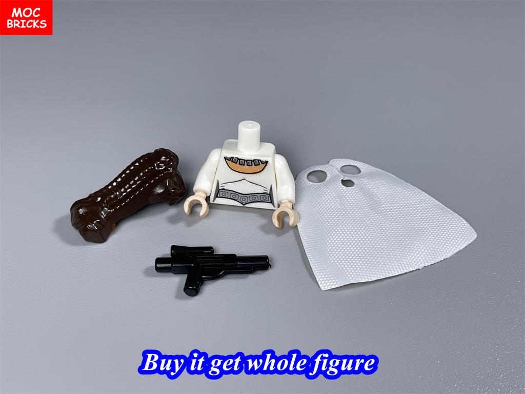MOC Steine Prinzessin Torso Anzug Körperbekleidung Arme Hände Krieg Actionfigur Pädagogische Bausteine Zusammengebaute Spielzeuge Plastikpuppen