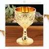 Gold Metal Goblet Zinc Alloy Shot Glass Goblets & Chalices Wine Glass  For Renaissance Gifts