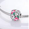 Original Charms Copper Moonlit Lotus Pond Flowers Beads Fit Charms Plata Bracelets For Women Women Jewelry Making Diy