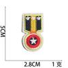 New Cartoon Mario Embroidery Cloth Sticker Anime Embroidery Label Game Character Computer Embroidery Chapter Boy Bag Patch Sticker