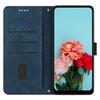 For Infinix Hot 40i Wallet Phone Cover Skin-Friendly Flip Leather Case Imprinted Line