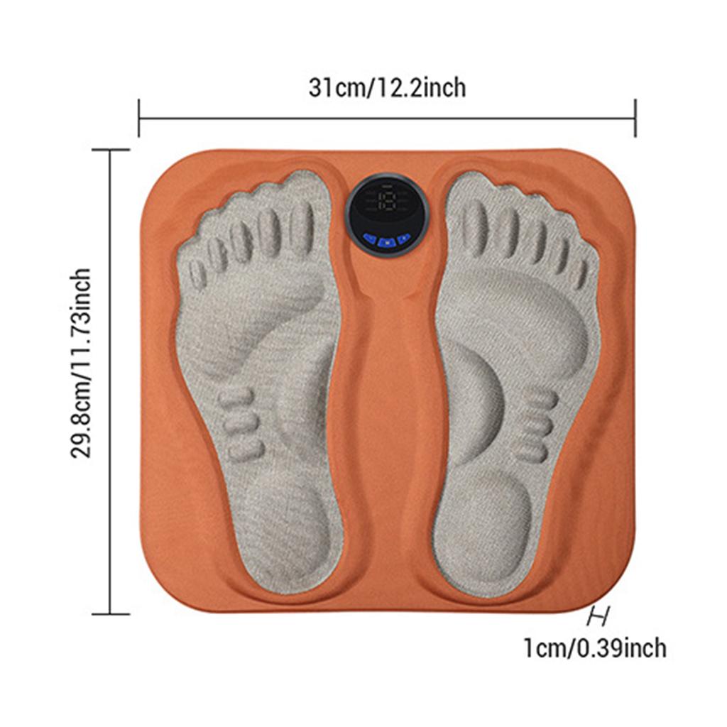 3D Foot Massage Device W/ 6 Modes Portable Rechargeable Muscle Stimulator Electric Feet Massager for Home and Travel Ankles Legs