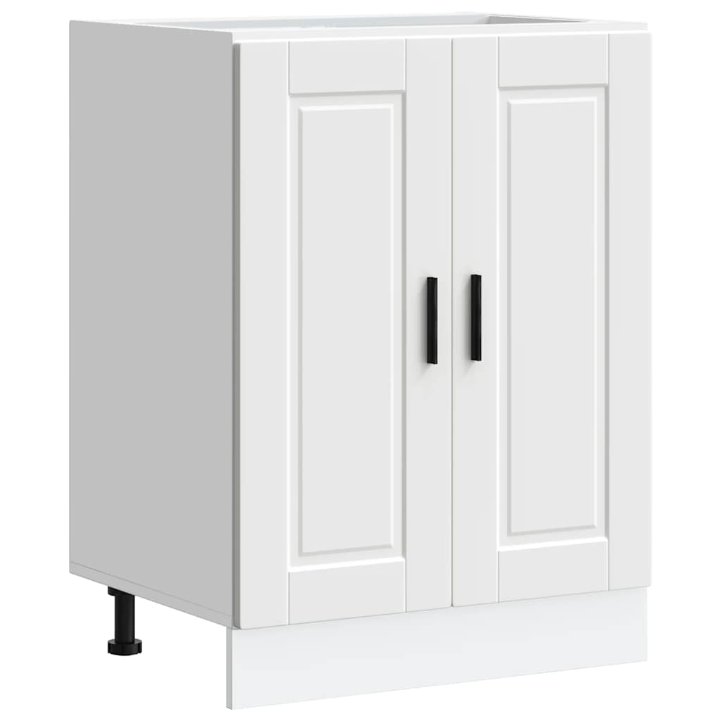 vidaXL Kitchen Base Cabinet Porto White Wood Composite