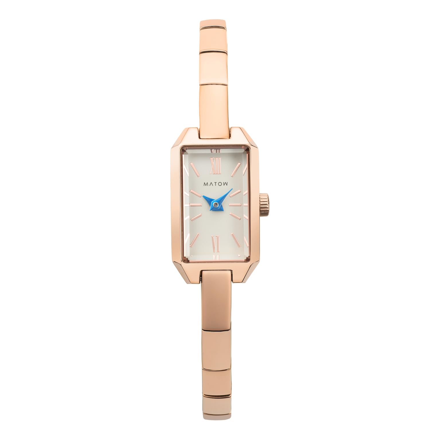 

Authorized Dealer MATOW Watch mw005005 Mini Square Rose Gold White [MATOW] Women s [Tsuki Seigetsu]