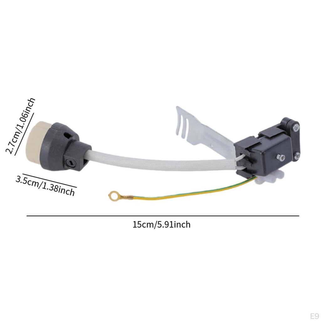 Gu10 Base Sockets Holder Easy to Install Waterproof with Cable Insulating Sleeve Ceramic