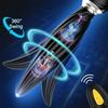 Small Size Spiral for Beginners 7 Vibrators 7 Heads Rotating Remote Prostate Massager Anal Plug