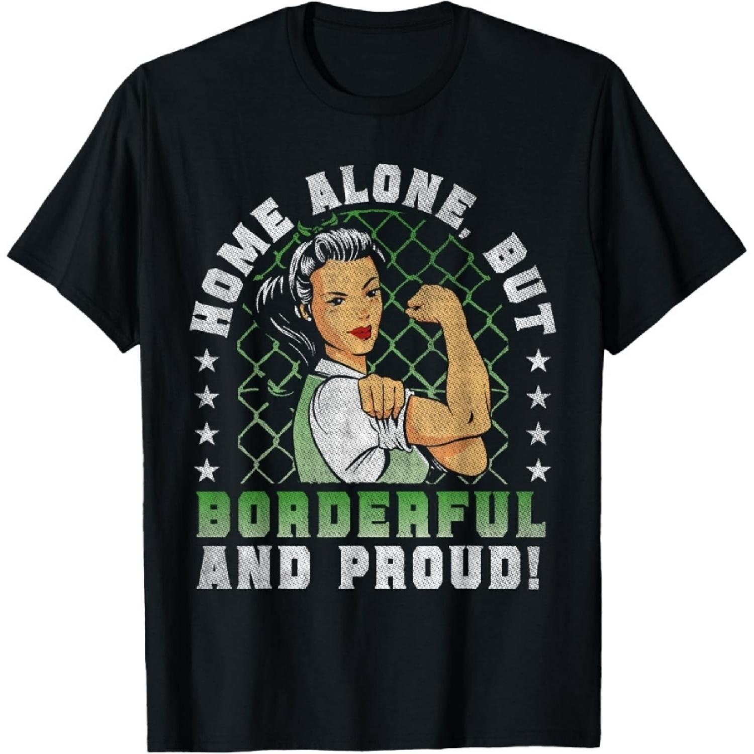 Дома Один, Но Граничащий И Гордый - Футболка Жены Пограничника XXXXXL разноцветный