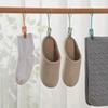 12/24pcs Small Plastic Clothespins with Lanyard Travel Size Towel Socks Drying Clips Essential Household Items