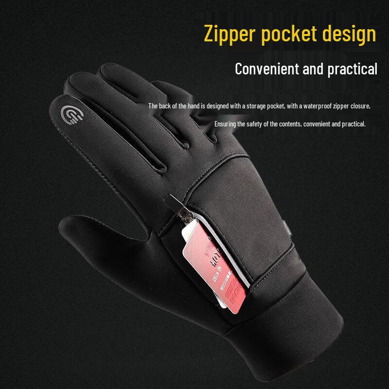 Ankerlai Unisex Winter Waterproof Touchscreen Cycling Gloves