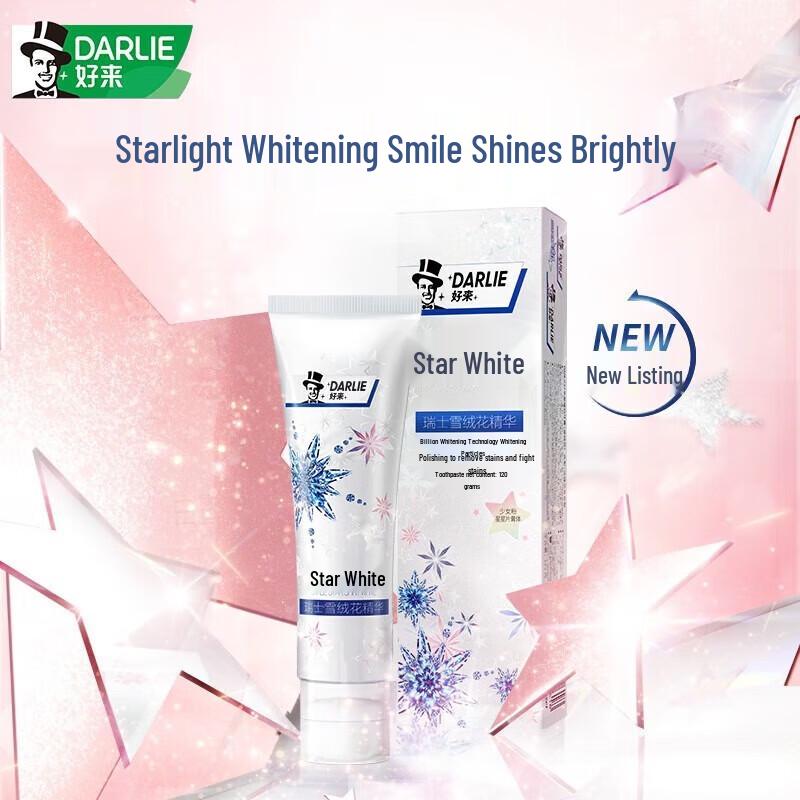 Darlie Sparkling White Edelweiss Fragrance Toothpaste (2x120g)