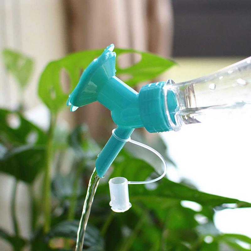 2 In 1 Watering Nozzle Sun Flower Automatic Watering Waterer Gardening Beverage Bottle Succulents Irrigation Tools