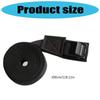 Heavy Duty Lashing Strap with Buckles 2.5x300cm 200lbs Load Adjustable Cargo Tie Down Strap For Luggage Bike Motorcycle